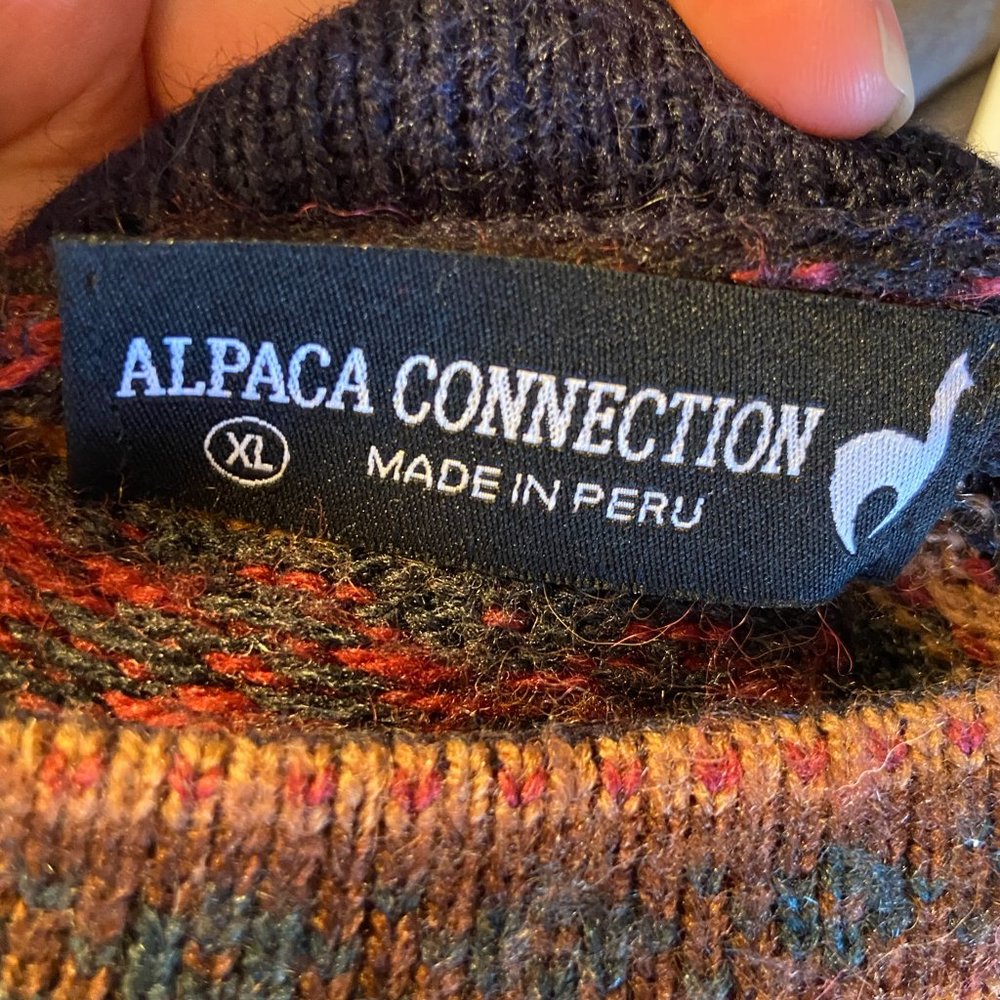 Alpaca Connection | Alpaca-wool Blend Sweater | XL - Picture 5 of 6